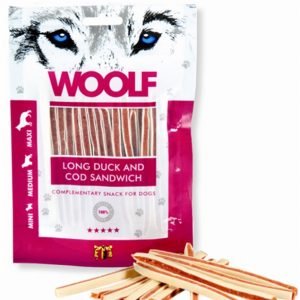 Long duck and cod sandwich