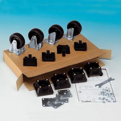 Ferplast Wheels Ρόδες Για Κλουβί Μεταφοράς Atlas Professional