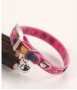 Περιλαίμιο PVC Pink Hearts