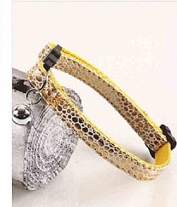 Περιλαίμιο PU Golden Snake