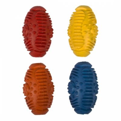 ΠΑΙΧΝΙΔΙ ΛΑΣΤΙΧΕΝΙΟ 'ΜΠΑΛΑ RUGBY ΟΔΟΝΤΙΚΗ', 10CM