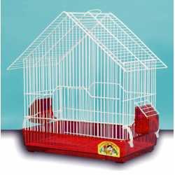 klouvotechniki σπιτάκι νέου τύπου κλουβί Λευκό