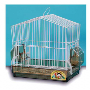 klouvotechniki σπιτάκι μίνι κλουβί λευκό