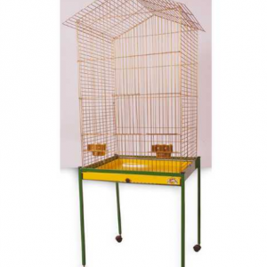 klouvotechniki Νίνο μεσ/ μεγν παπ/λων κλουβί με βάση ιρίδιο 62Χ54Χ173cm