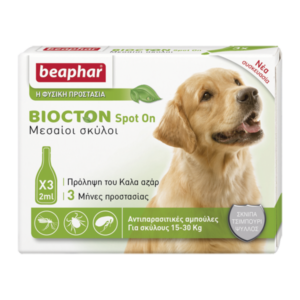 BEAPHAR Biocton Spot On Αμπούλες Σκύλου