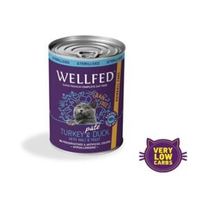 WELLFED Γαλοπούλα & Πάπια Hairball Care