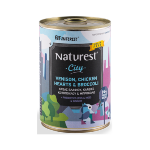 NATUREST City Venison & Chicken Hearts with Broccoli