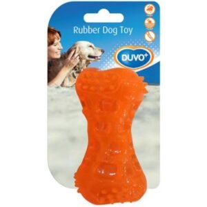 DUVO TPR Bone Squeaky Πορτοκαλί