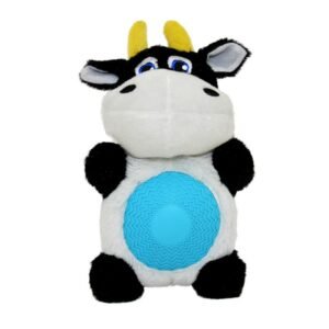 DUVO Plush Cow with Squeaker Belly