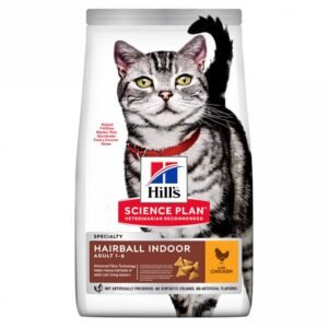 HILL'S Science Plan Adult Hairball & Indoor με Κοτόπουλο