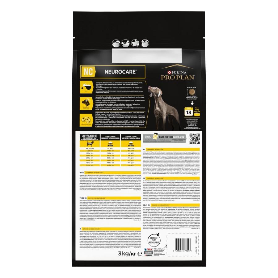 7613036678247_12483412 PPVD CANINE NC Dog 3kg BOP