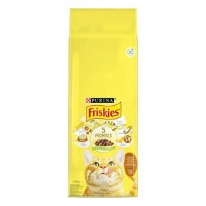 PURINA FRISKIES Adult με Κοτόπουλο, Γαλοπούλα & Ελιές