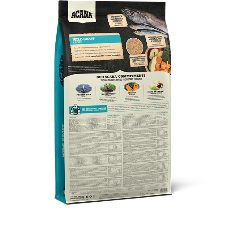 NS ACANA Classics Dog Wild Coast Back Right 11.4kg