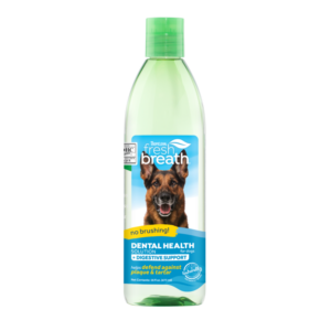 TROPICLEAN Dental Health Solution Additive for Dogs+Digestive Support