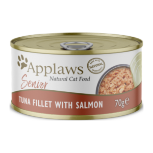 APPLAWS Senior Τόνος & Σολομός σε Ζελέ 70gr
