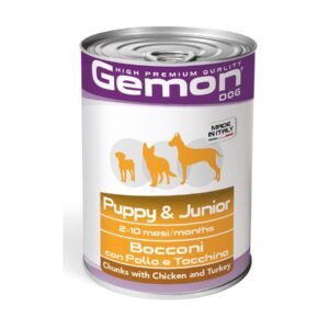 GEMON Puppy & Junior Mπουκιές Kοτόπουλο & Γαλοπούλα