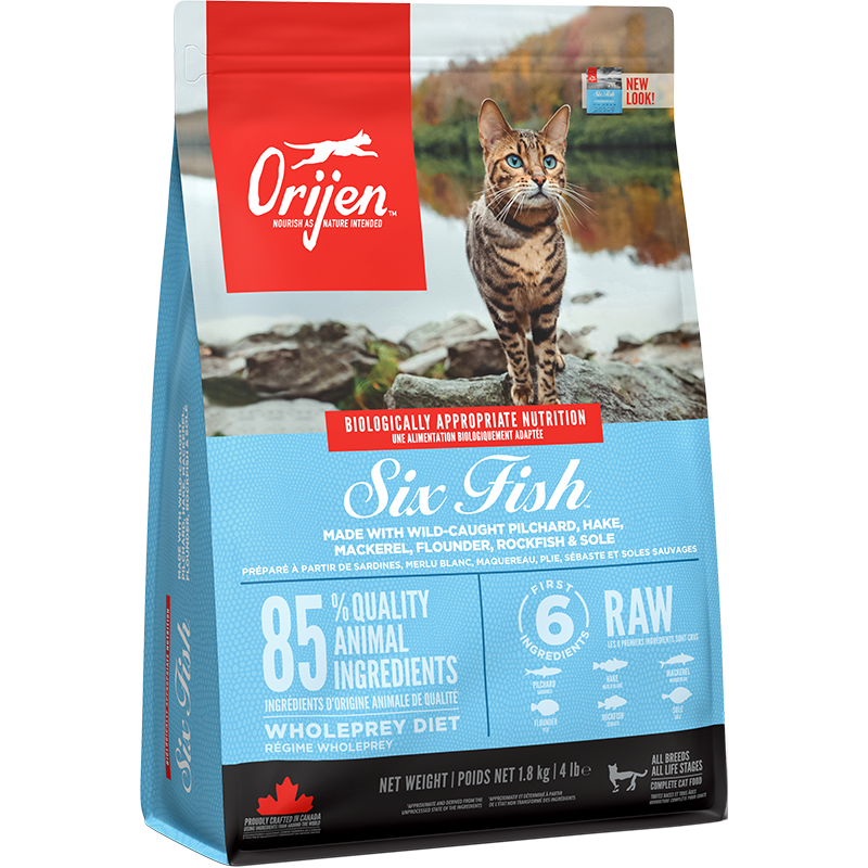 ORIJEN Six Fish Cat Front 1.8kg