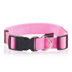 PET INTEREST Plain Line Pink Collars