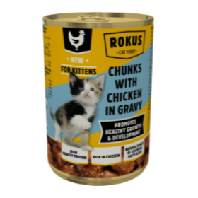 ROKUS για Γατάκια με Κοτόπουλο