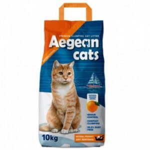 AEGEAN Cats Clumping Orange