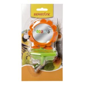 BENELUX Plastic Flower with Mirror with Bell and Feeder