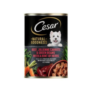 CESAR με Μοσχάρι, Καρότα, Πράσινα Φασόλια και Μυρωδικά