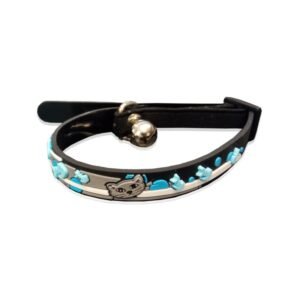 PET INTEREST Happy Cat Collar Μαύρο
