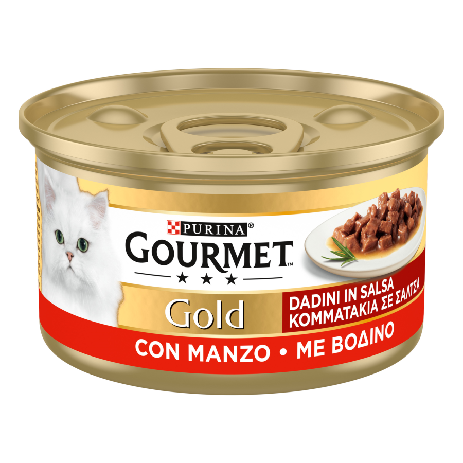 03222270185721_5117099_GOURMET GOLD Κομματάκια σε σάλτσα Βοδινό 85g FRONT