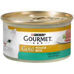 PURINA GOURMET Gold Mousse με Κουνέλι 85gr