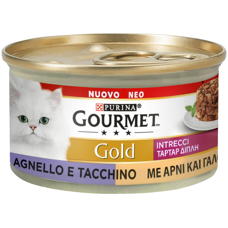 7613037940732_12423815 GOURMET GOLD Ταρτάρ με Αρνί και Γαλοπούλα 85g