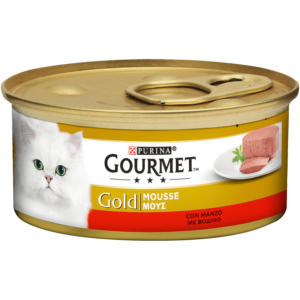 PURINA GOURMET Gold Mousse με Βοδινό 85gr