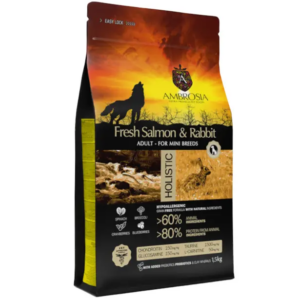 AMBROSIA Adult Mini Fresh Salmon & Rabbit Grain-Free