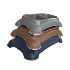 M-PETS Διπλό Bowl με Αντιολισθητική Βάση